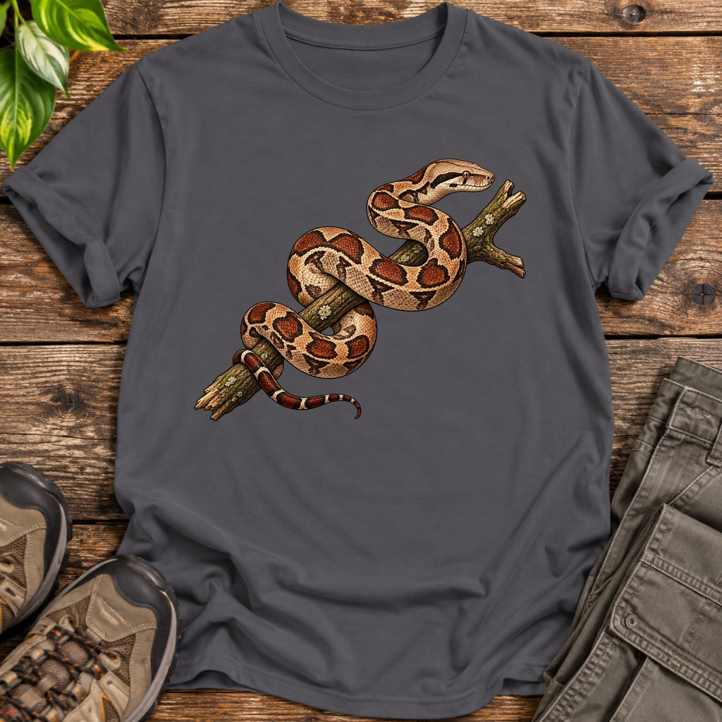 Wild Boa Constrictor T-Shirt - Charcoal