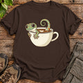 Espresso Gecko T-Shirt - Dark Chocolate