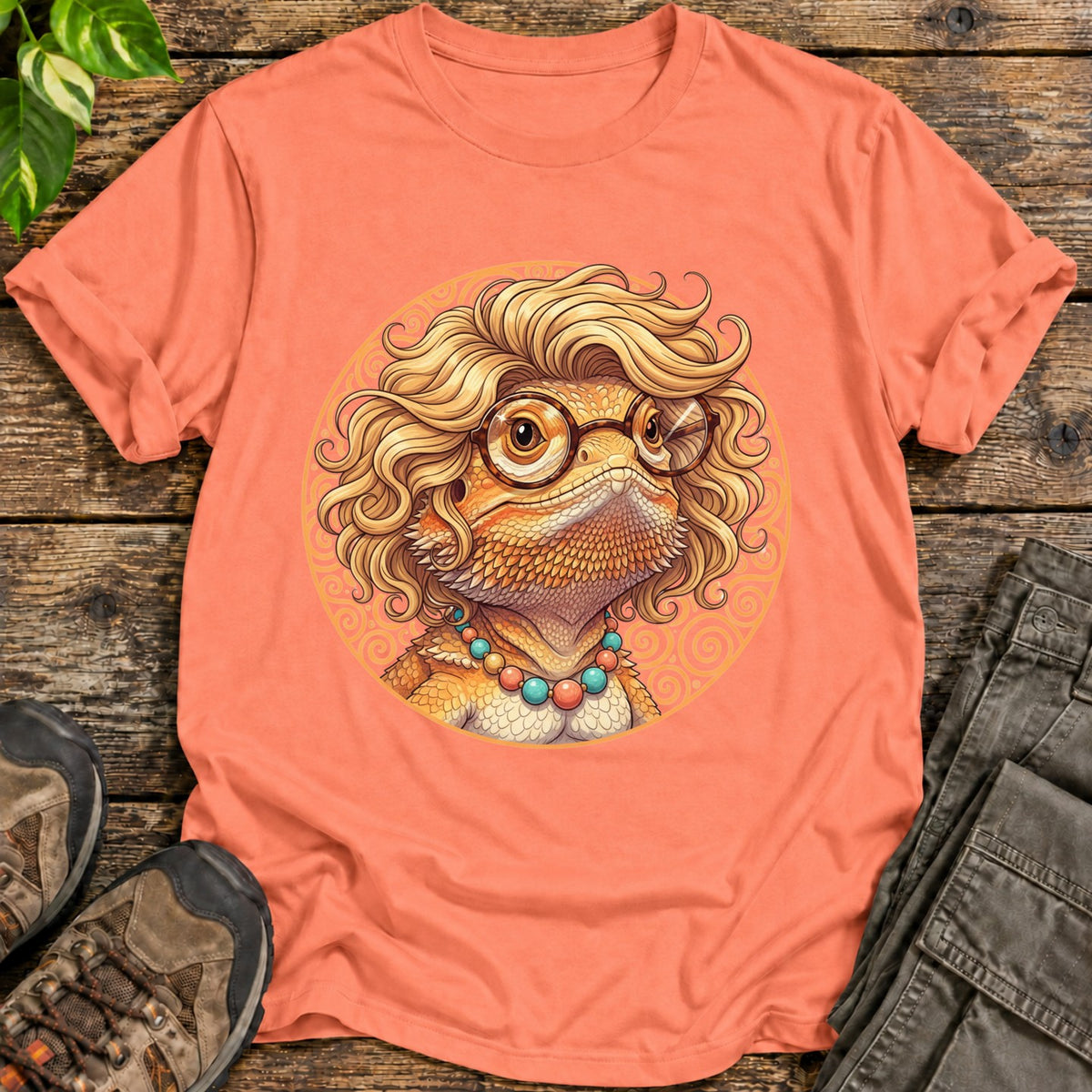 Blousy Bob Shirt - Heather Orange