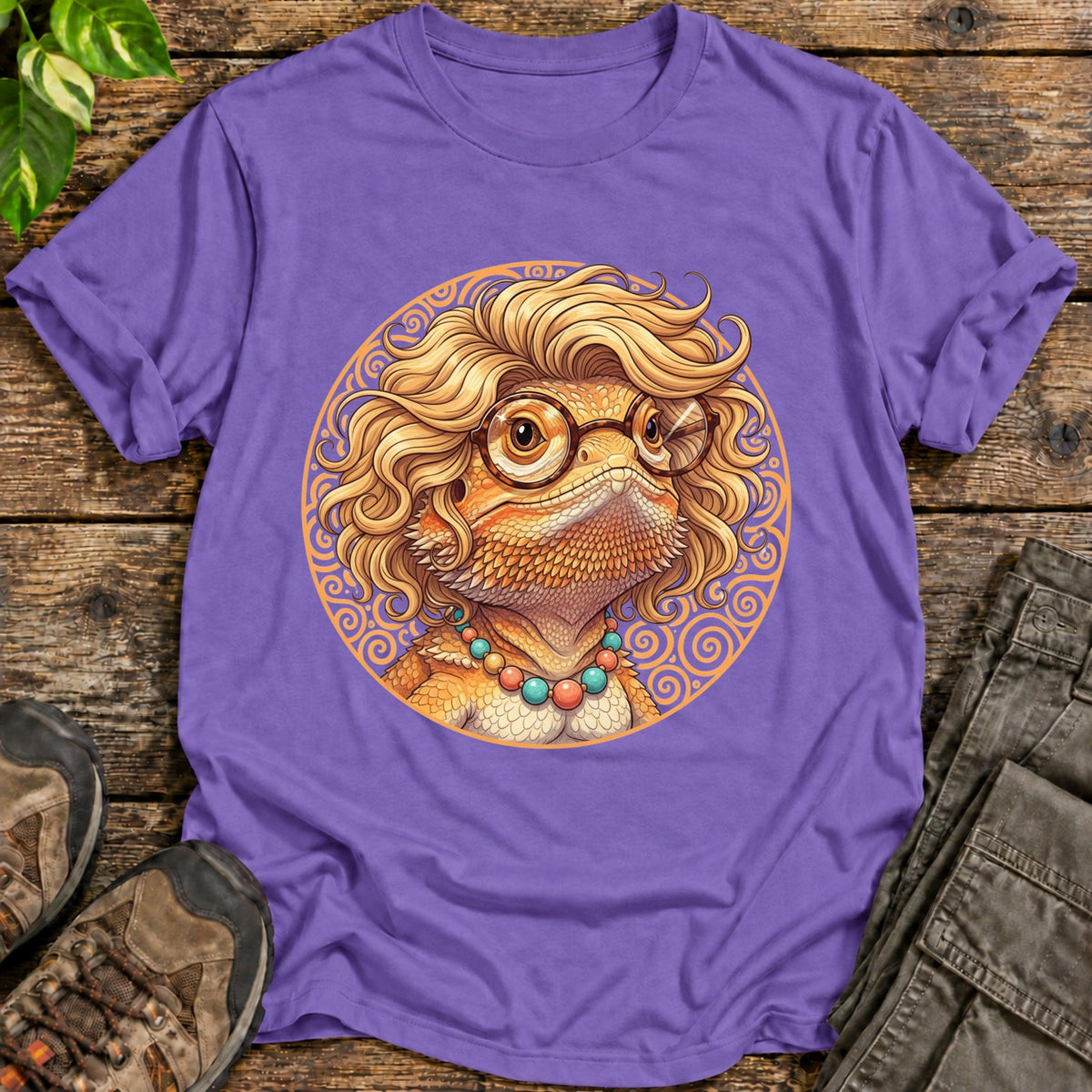 Blousy Bob Shirt - Heather Purple