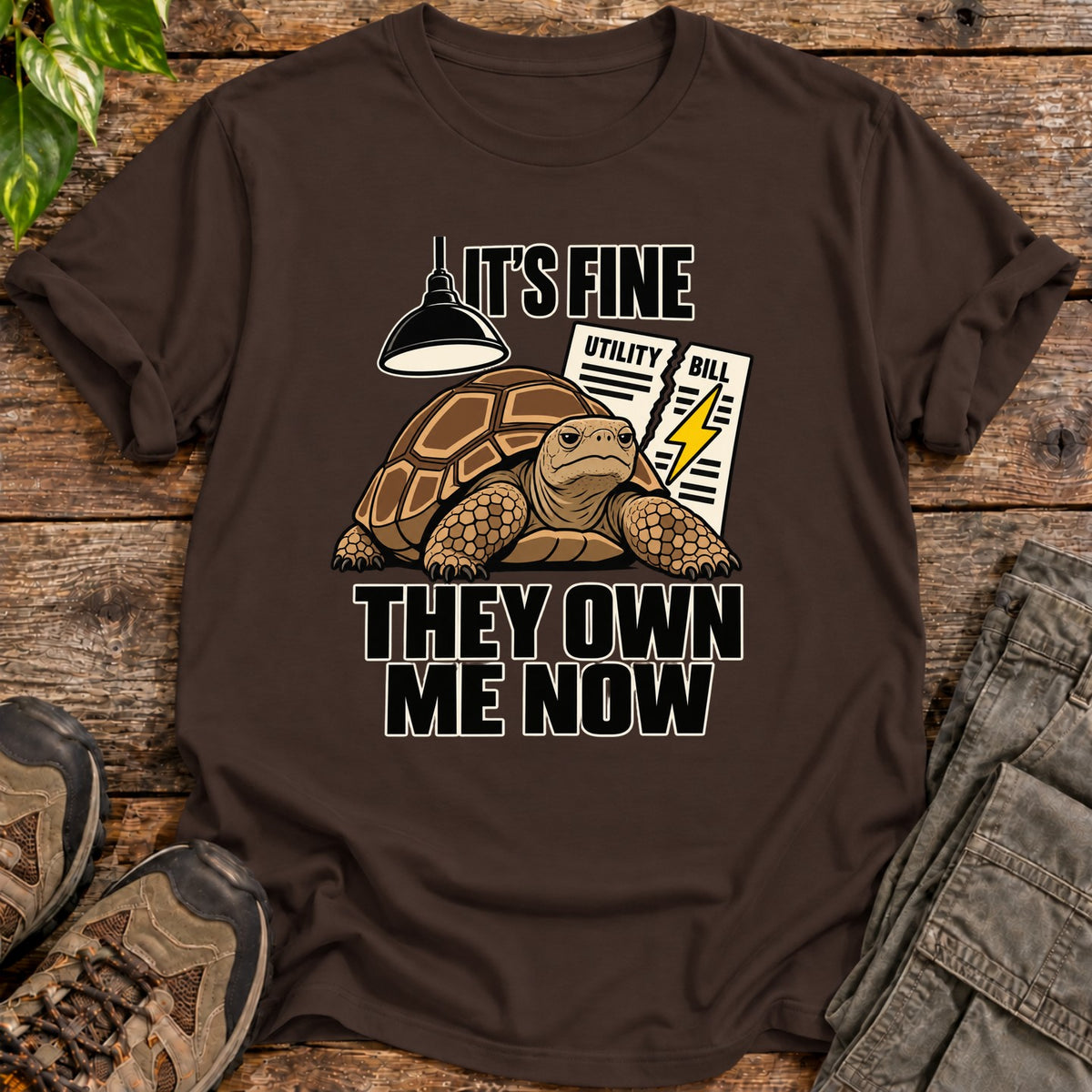 They Own Me Now T-Shirt - Dark Chocolate