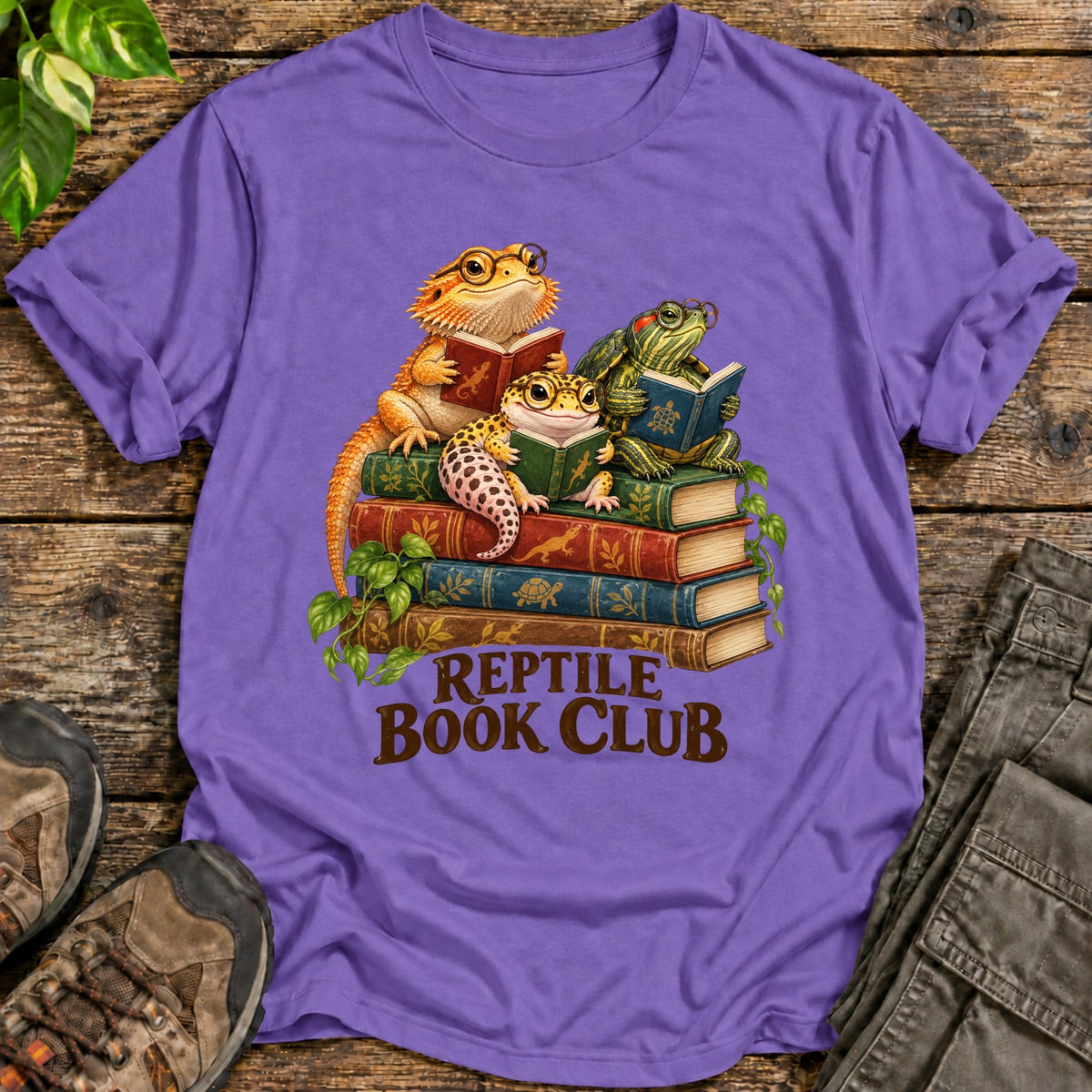 Reptile Book Club - Heather Purple