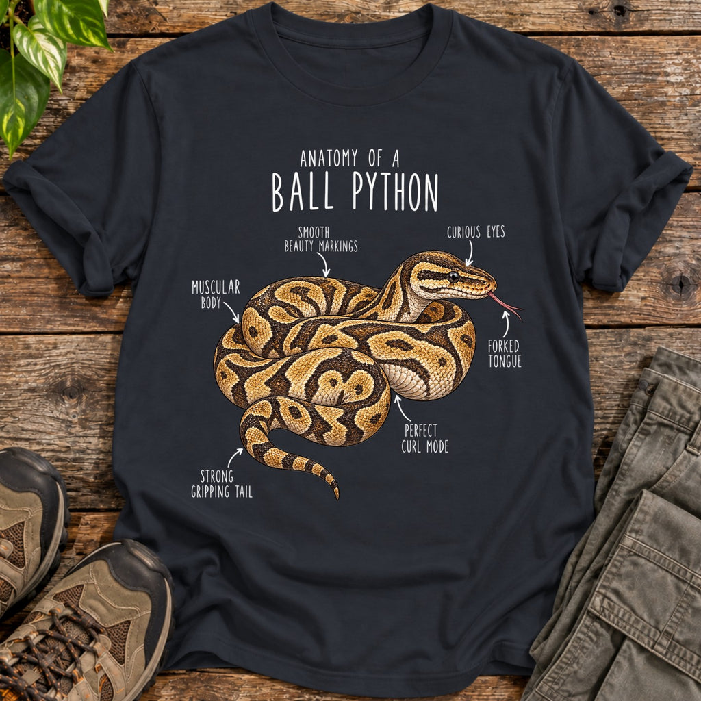 Ball Python Anatomy - Black