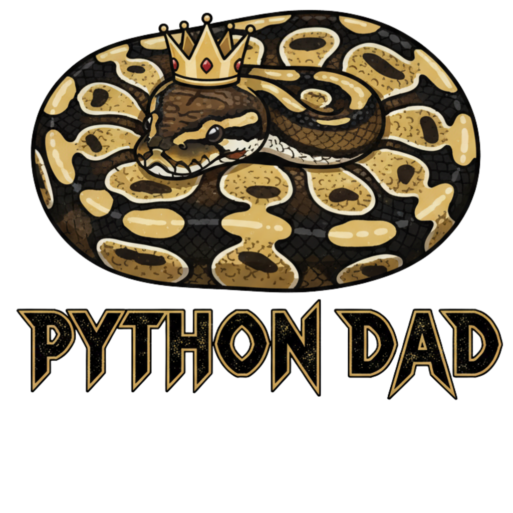 Python Dad Shirt design