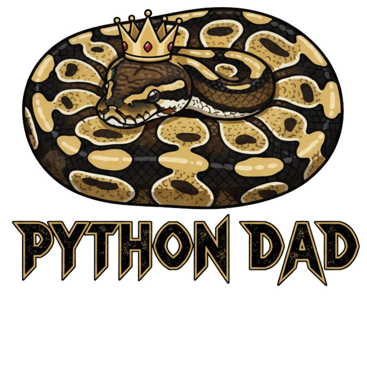 Python Dad Shirt design