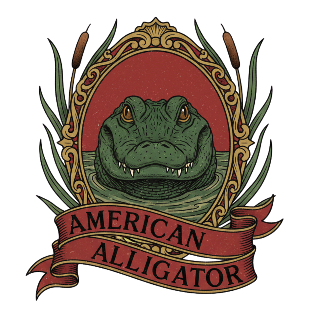 American Alligator Shirt design