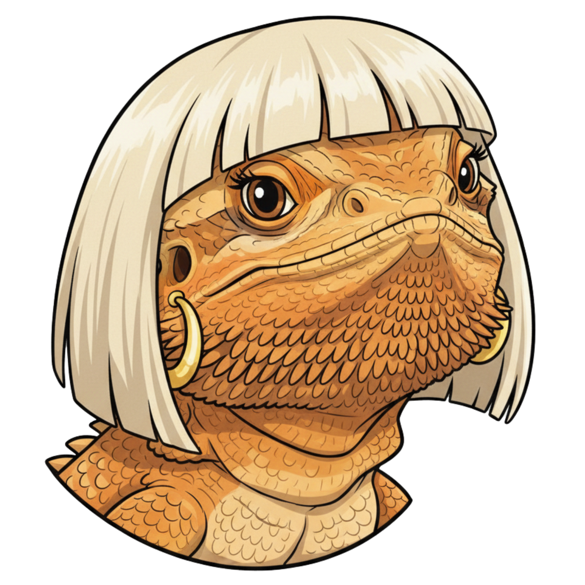 Fancy Bearded Dragon Shirt design