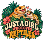 Tropical Reptile Love Shirt design