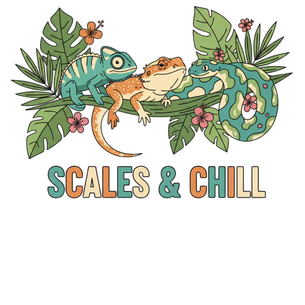 Scales & Chill Shirt design