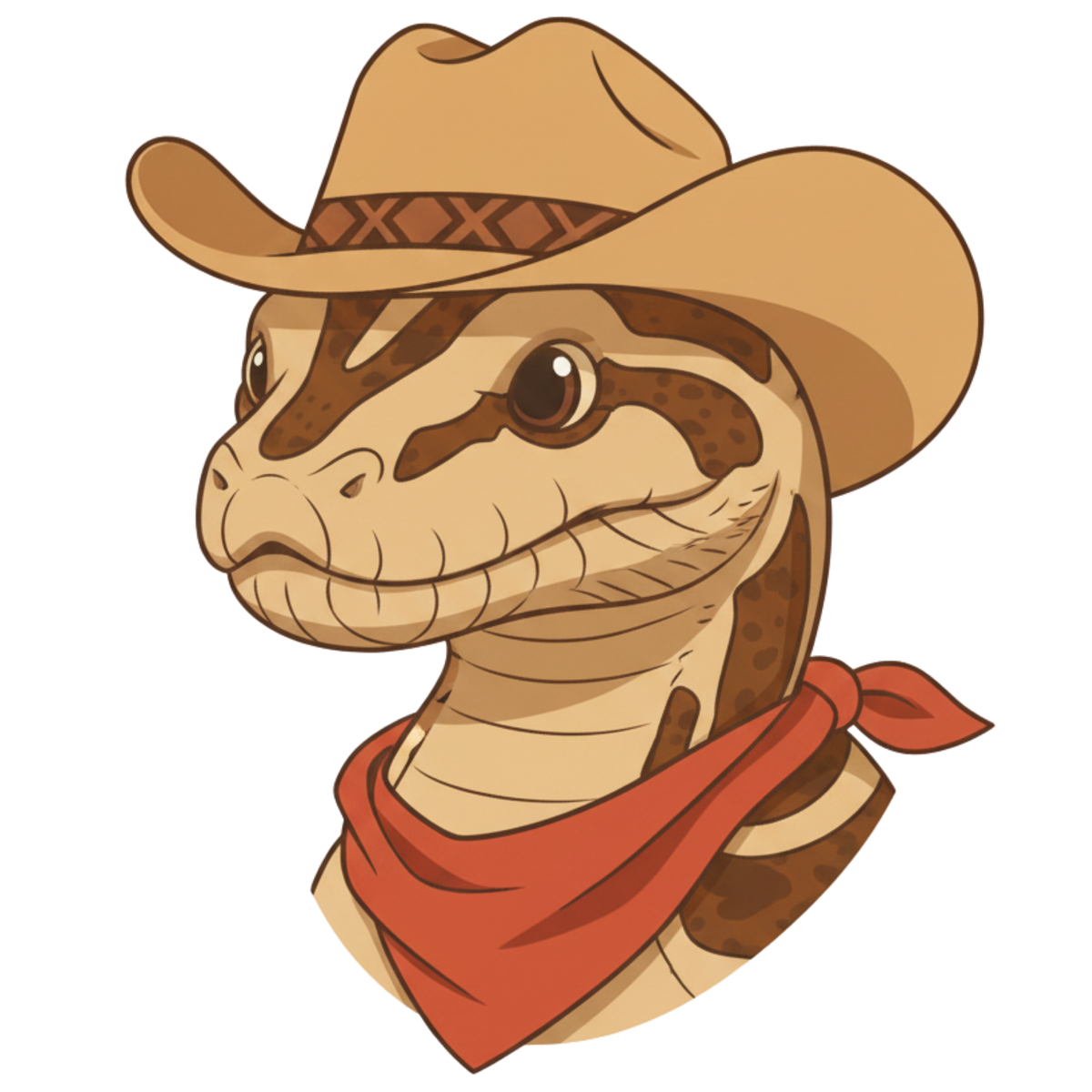 Cowboy Boa Constrictor Shirt design
