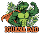 Iguana Dad Shirt design