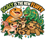 Scaly Fluffy Reptile Shirt design