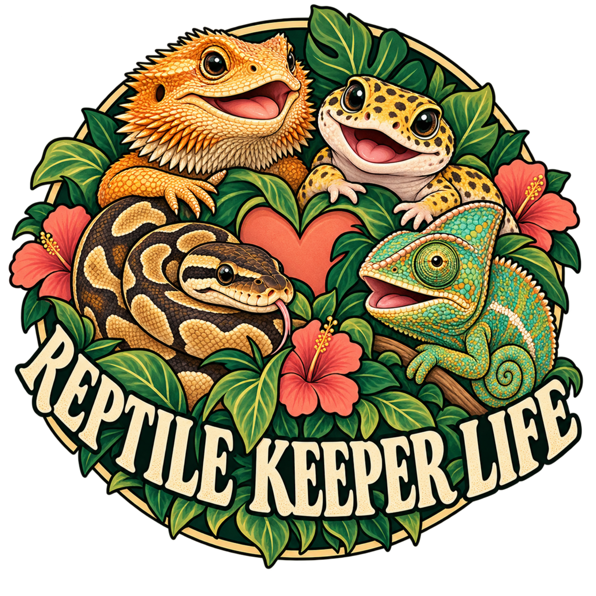 Reptile Keeper Life Shirt design
