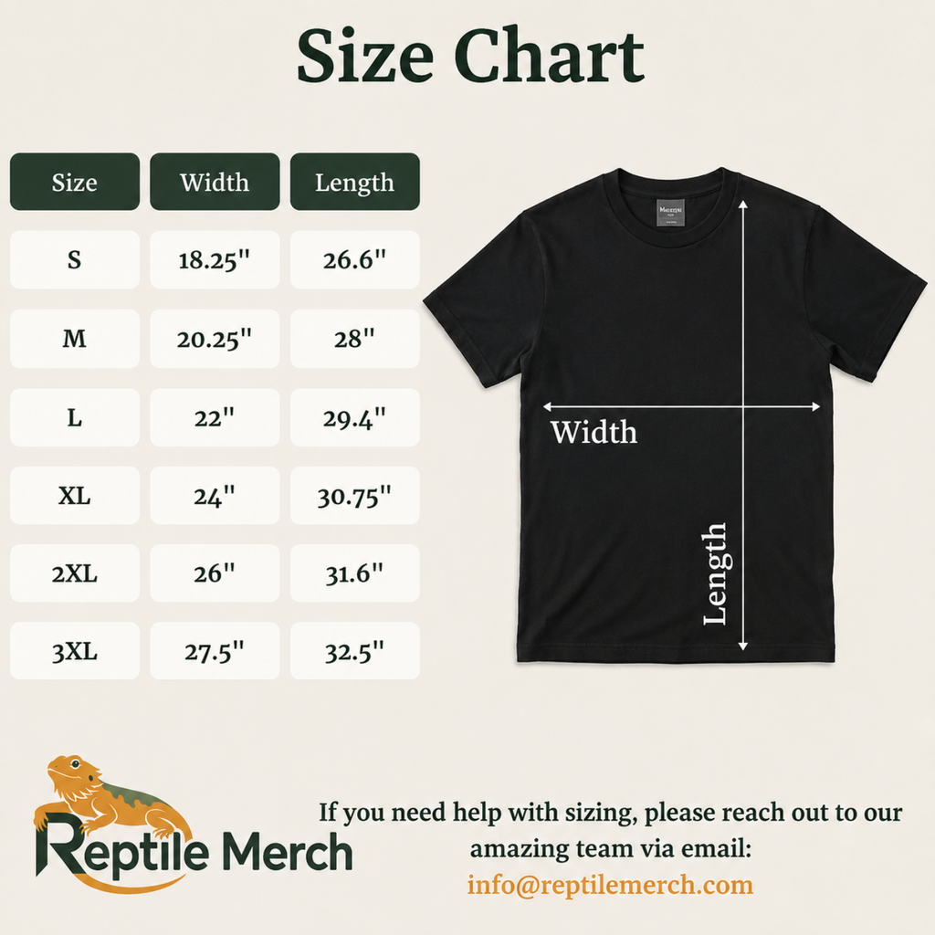 T-shirt size guide